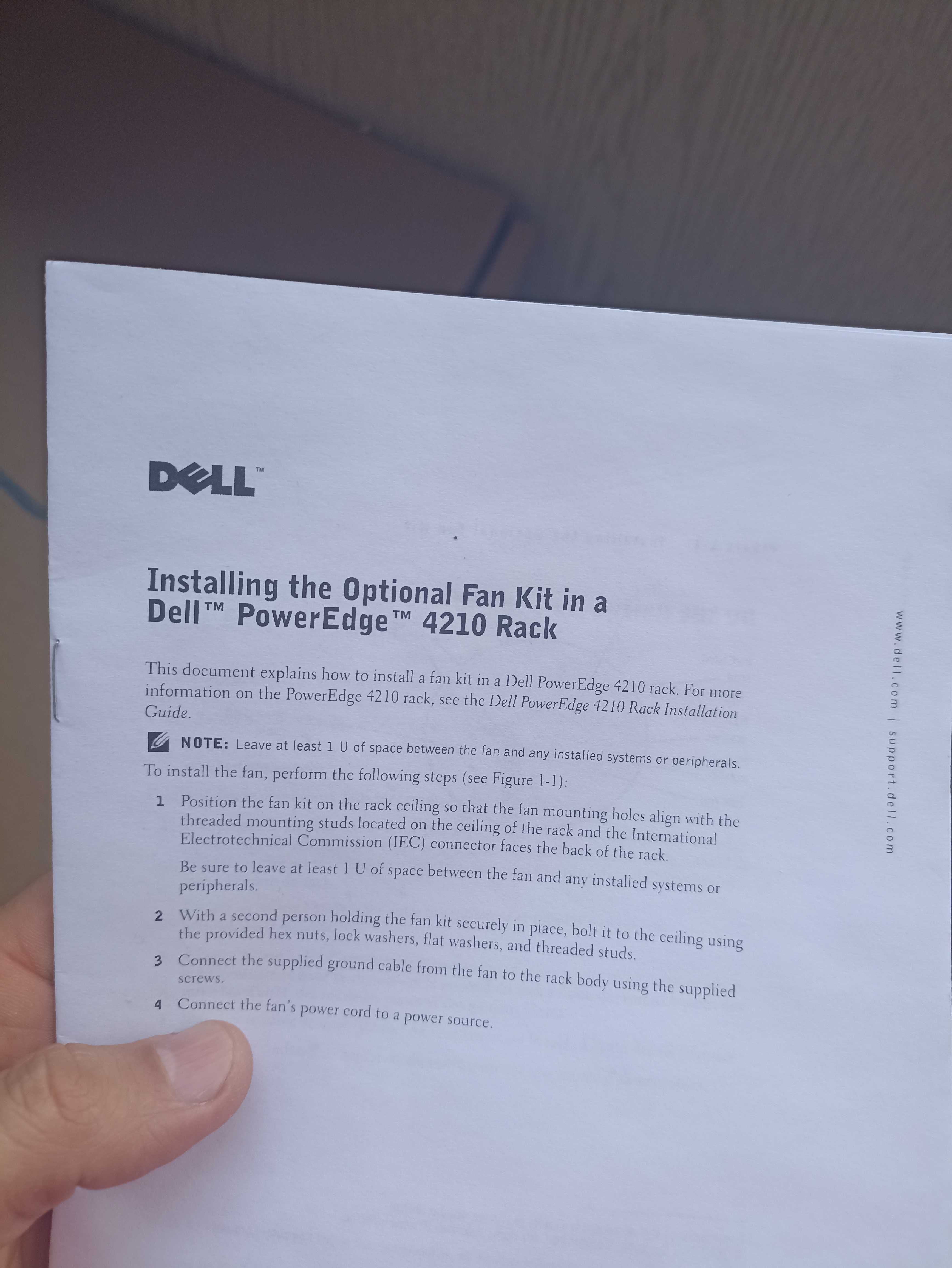 Вентиляторы охлаждения Dell 4210 Rack