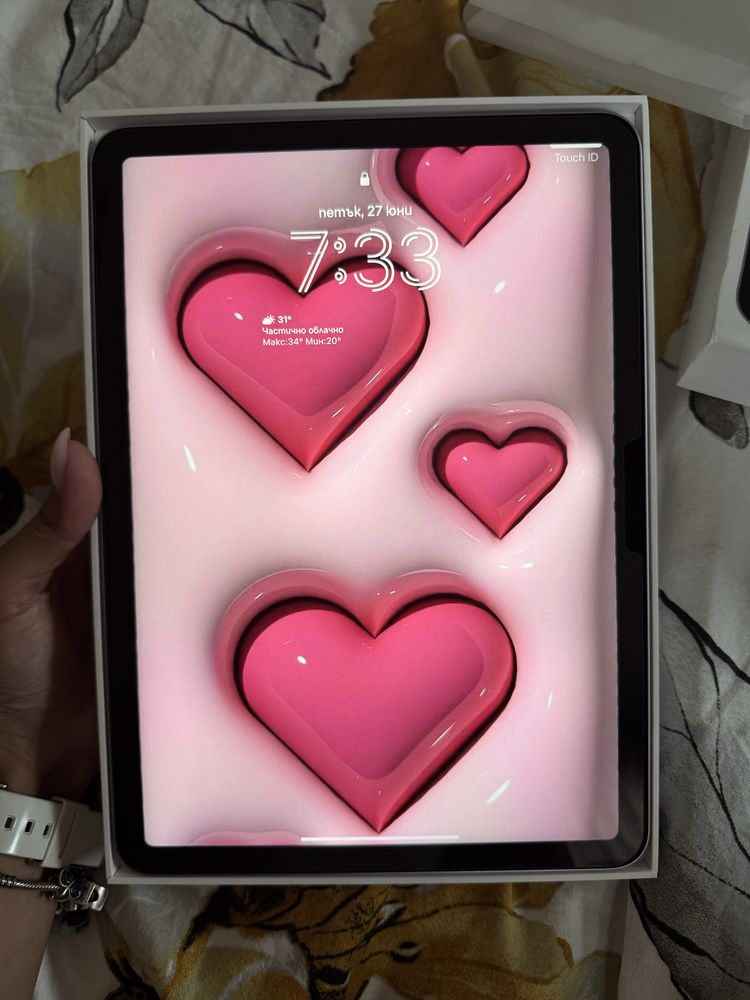 Ipad air 6 2024 11” 256GB Purple + apple pencil