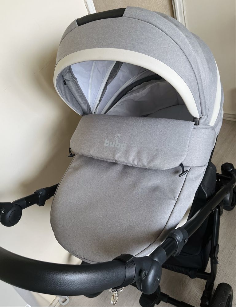 Количка 3 в 1 Buba - Zaza, Warm Grey