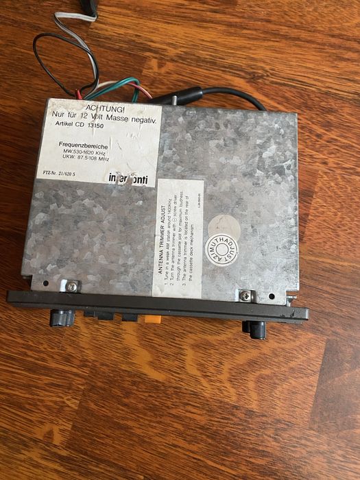 Radio casetofon auto vintage