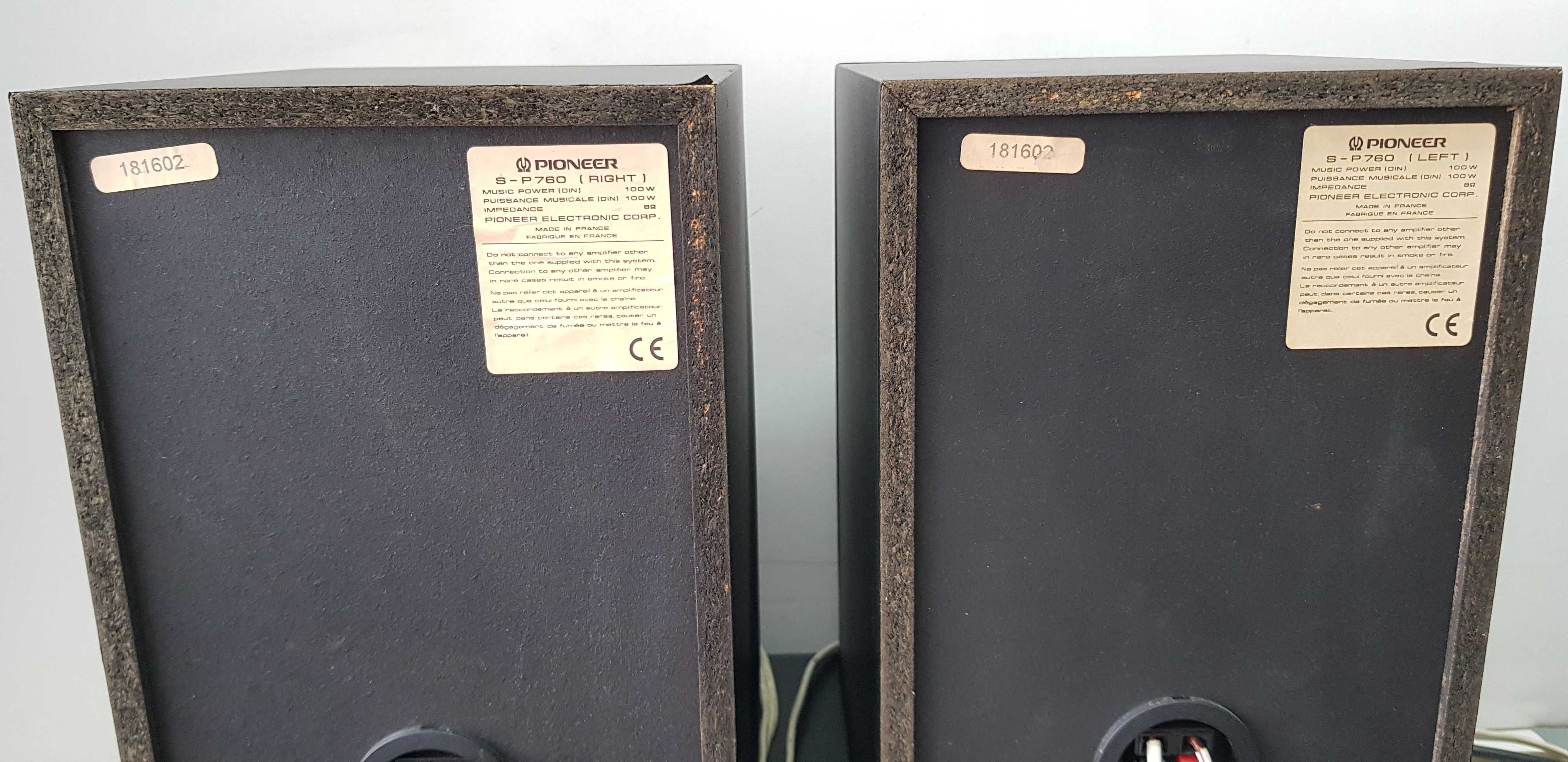 Pioneer S P 760 boxe 3 cai 8 ohmi 100W senzatie muzica arta colectie
