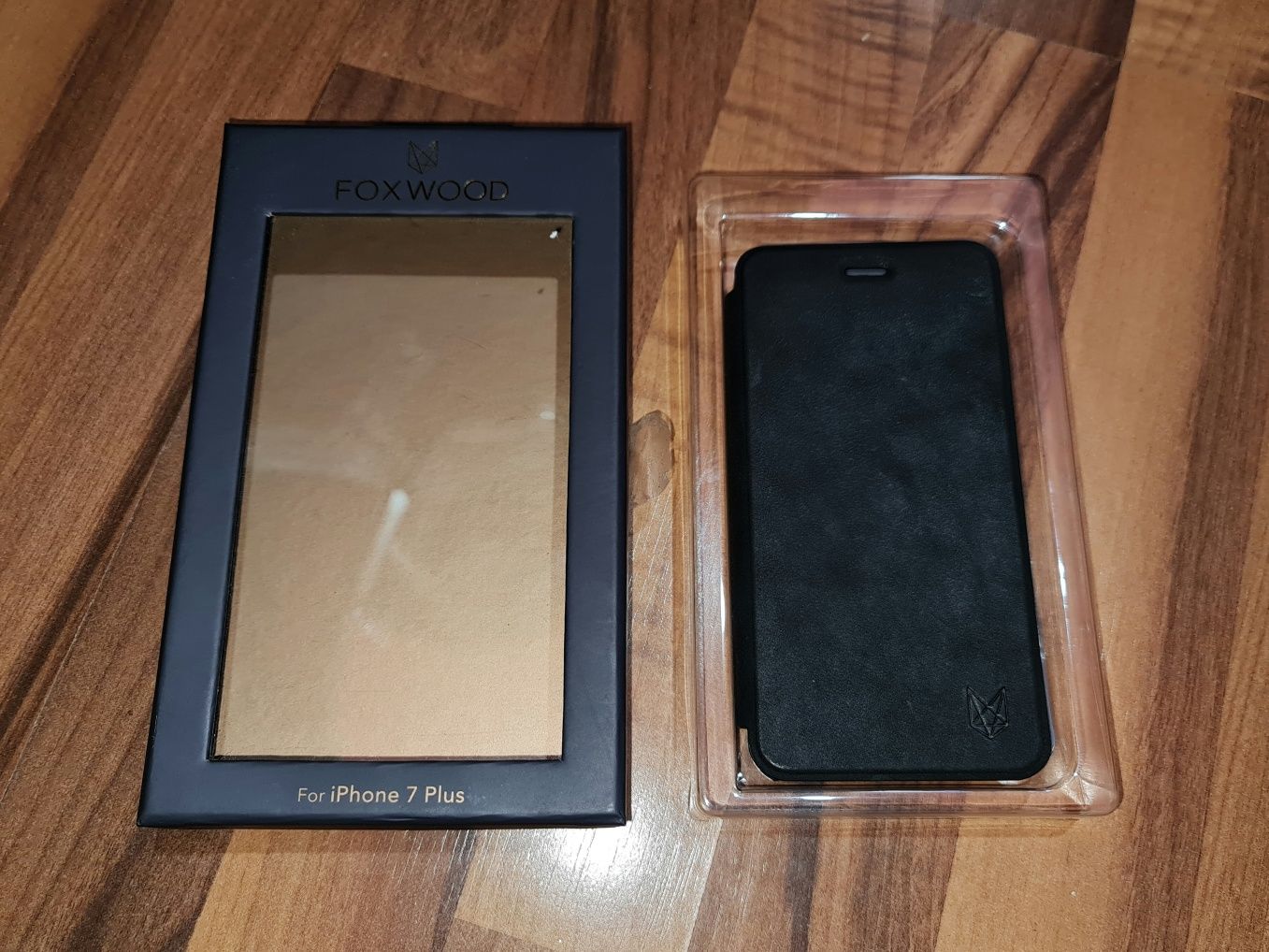 Husa flip piele originala Foxwood Apple iPhone 7 Plus 8 Plus