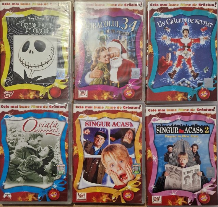 Vand 6 dvd uri de Craciun