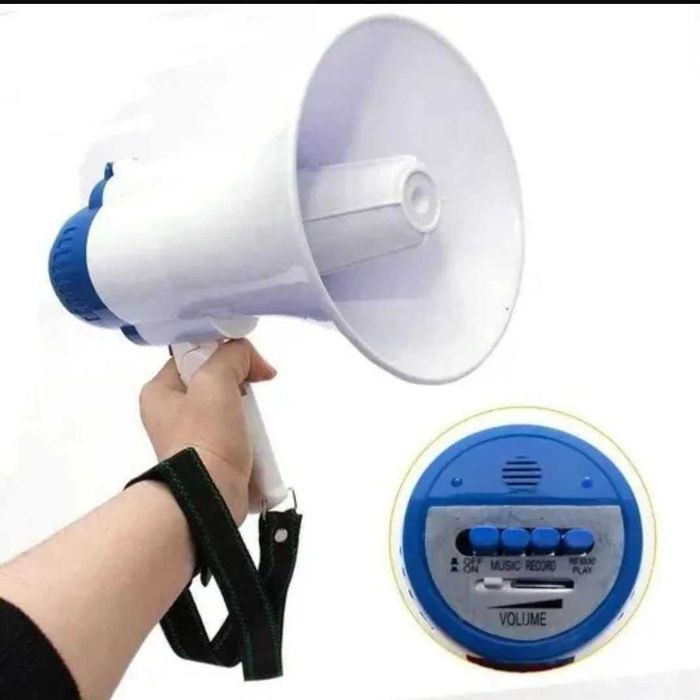 Мощен 25 вата мегафон и сирена за мероприятия XB 180