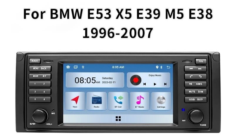 Мултимедия BMW E39 E53 X5 Android GPS Навигация