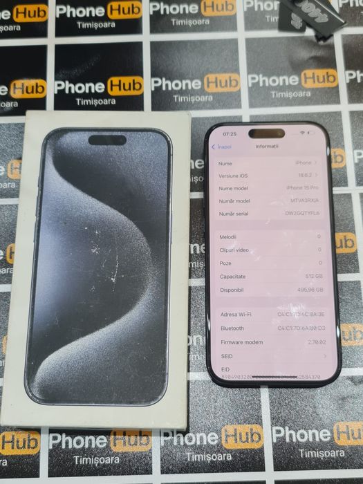Iphone 15 Pro 512GB , impecabil, 3500 lei