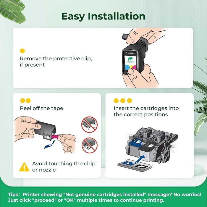 Мастилени касети COLORETTO 305XL, 2 броя черни, за HP Envy, Envy Рro