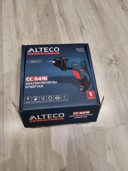 Продам аккумуляторную отвертку Alteco