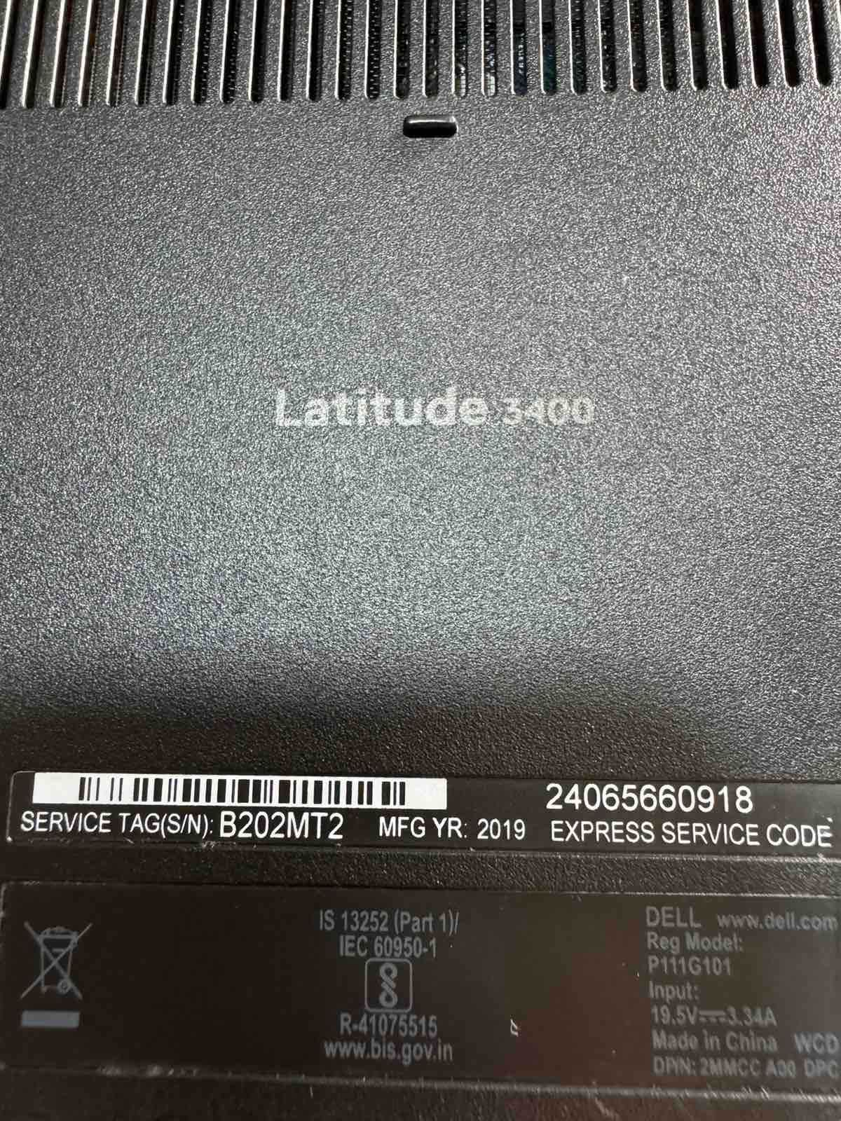 Лаптоп Dell Latitude 3400 14"