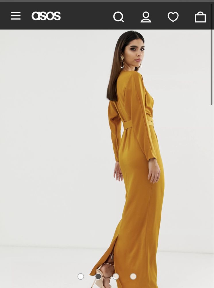 Rochie asos satin