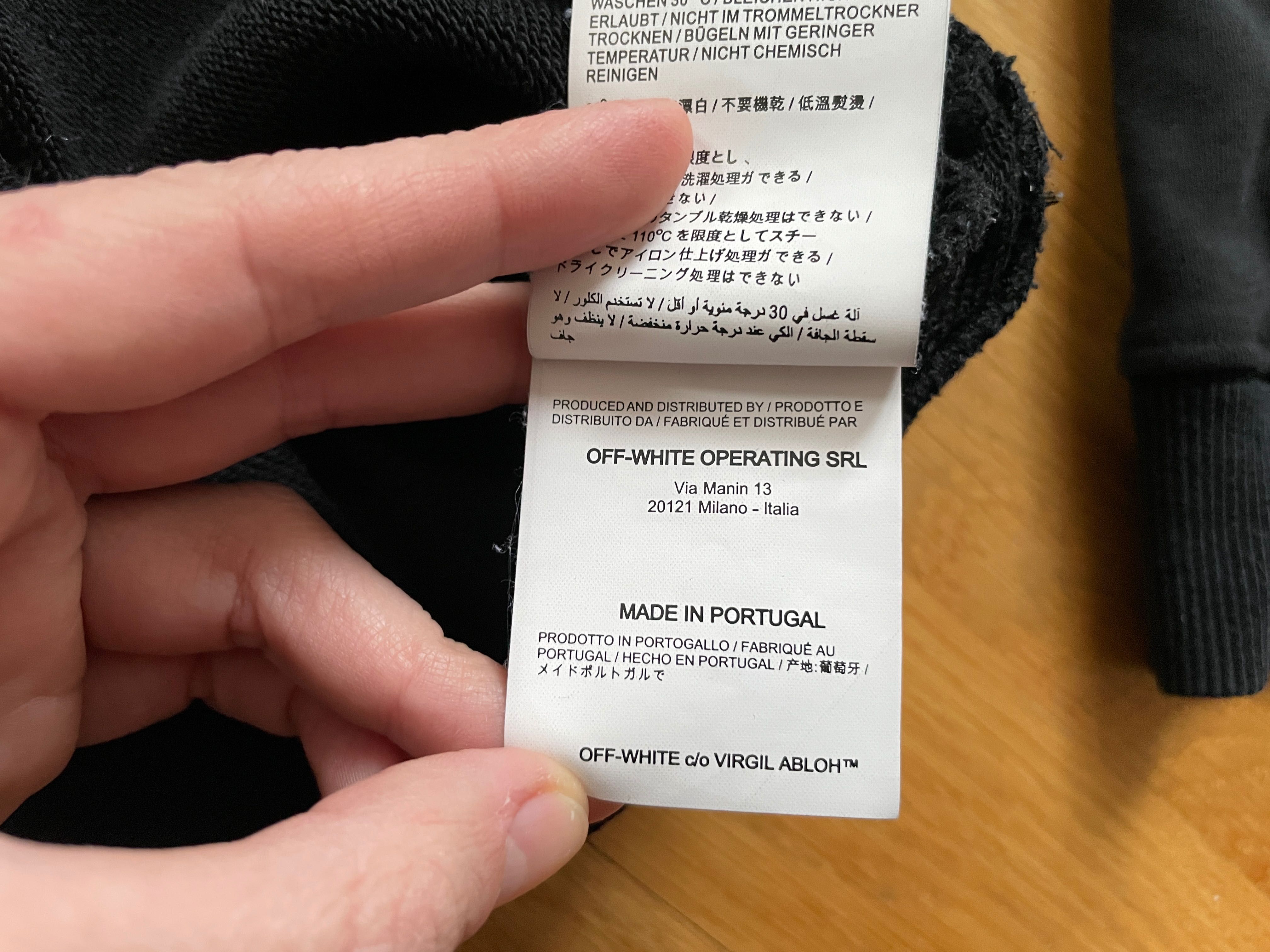 off-white virgil abloh блуза М унисекс