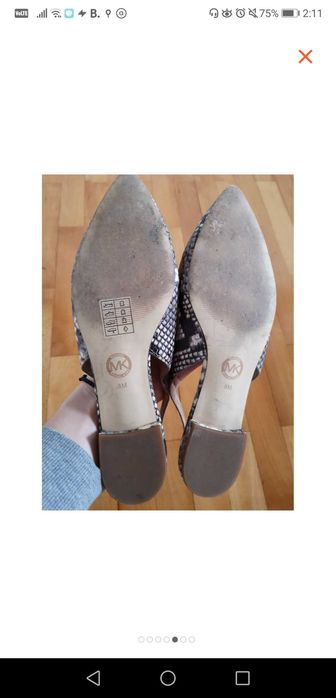 Pantofi din piele de sarpe Michael Kors, mar 38