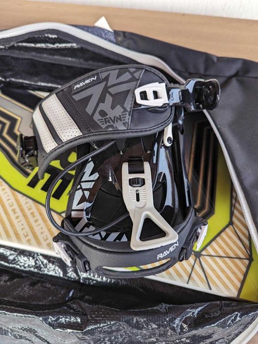Placa Raven Core Carbon + Boots Salomon Black Titan