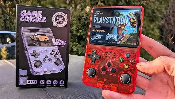 R36S Consolă Portabilă – Nouă, Cu 15.000+ Jocuri Retro Preinstalate