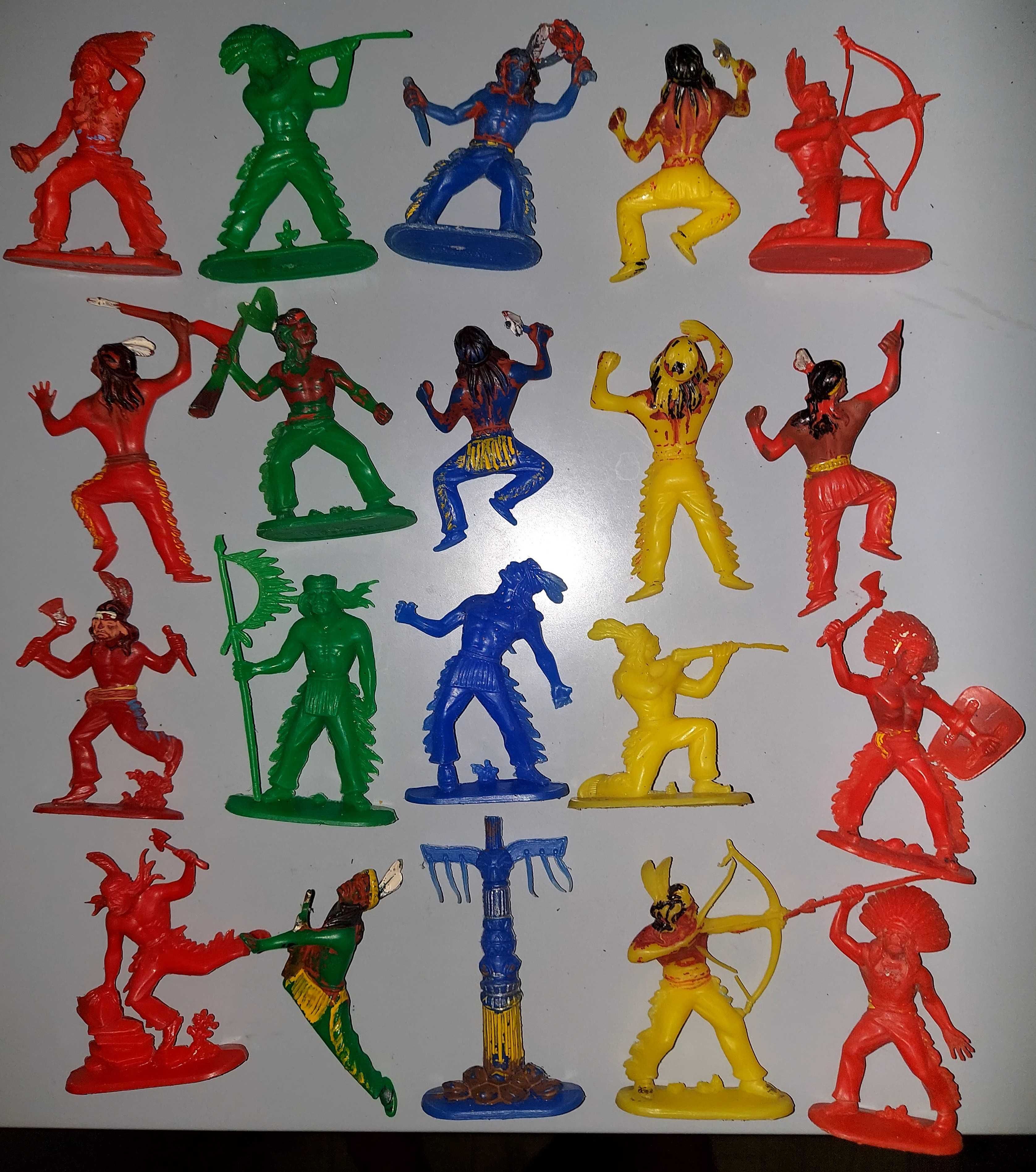 Figurine set complet indieni cowboy pedestri calareti Jean Hoefler  WG