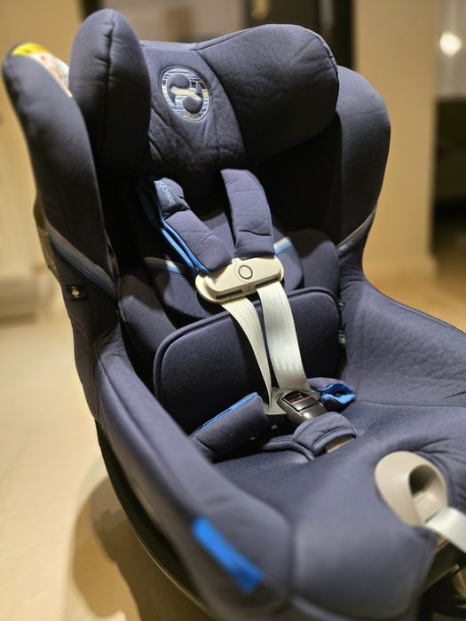 Scaun auto ISOFIX i-Size Cybex Sirona S cu Sensorsafe inclus, Navy Blu