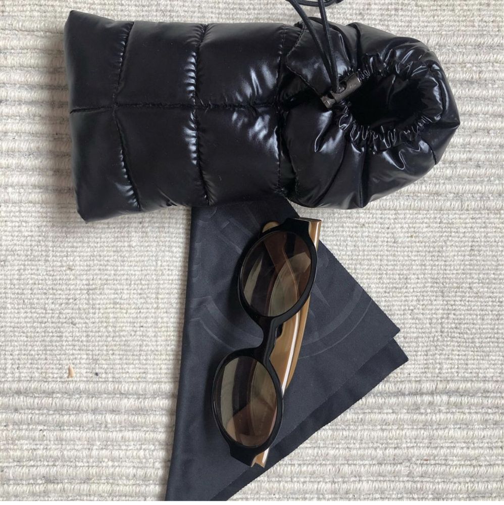 Ochelari de soare dama  negru/maro MONCLER