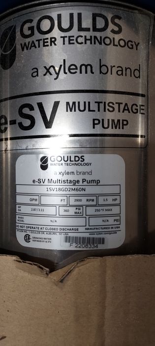 Pompa verticala de apa Goulds