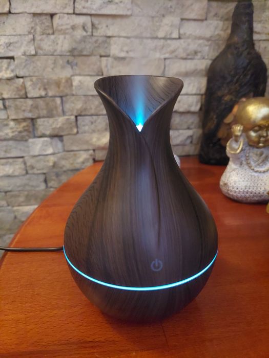 Difuzor aromaterapie cu abur, cu led color