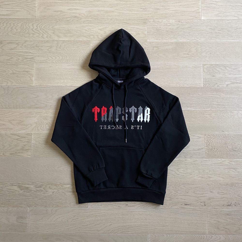 Compleu TRAPSTAR black/grey red flavours Tracksuit