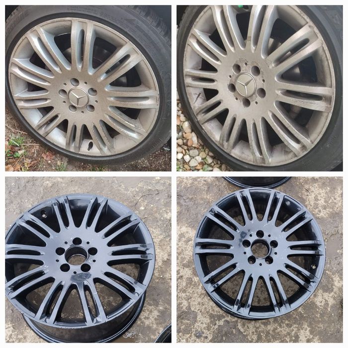 Sablare Jante/Piese Vopsitorie în Câmp Electrostatic/Vulcanizare