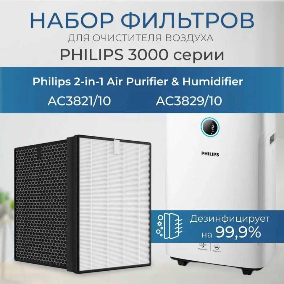 Комплект  Фильтров Philips Очиститель, Увлажнитель, Климат