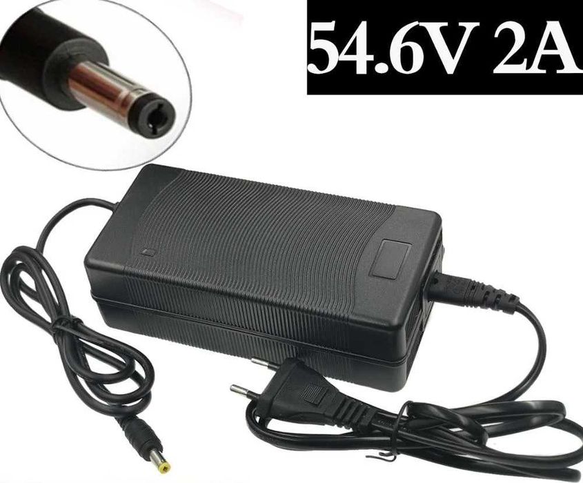 Incarcator de 54.6V (48V) cu 2A, mufa 5,5X2,1mm cu ventilator, NOU