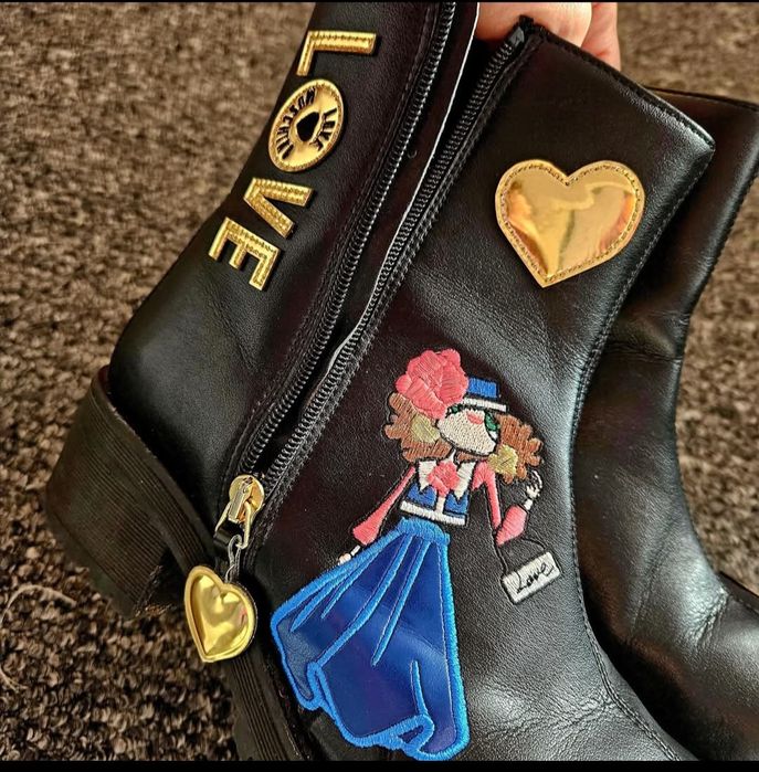 Кожени боти Love Moschino