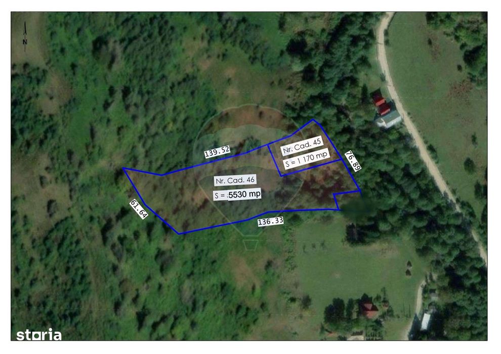 Teren 6700 mp, Apuseni, Pietroasa, Valea Aleului, Bihor, De Vânzare