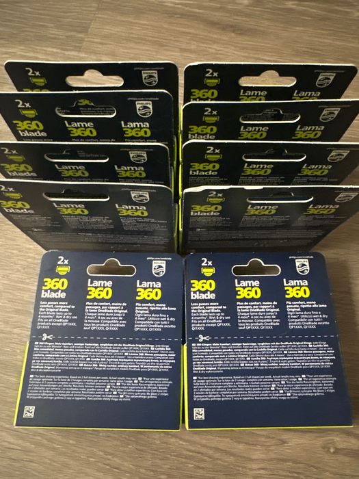 10  pack rezerve Philips OneBlade 2x360