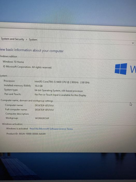 Pc Gaming GTX 1660/I5/16RAM