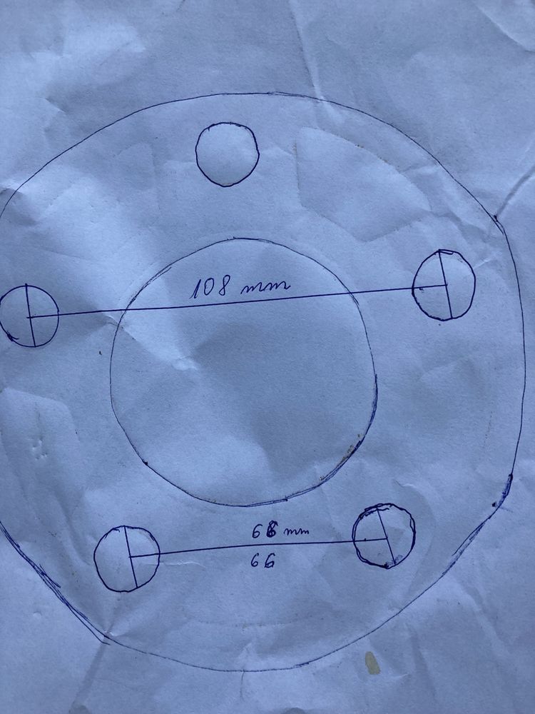 Jante aliaj , roti aluminiu 5x108-16 Et 38