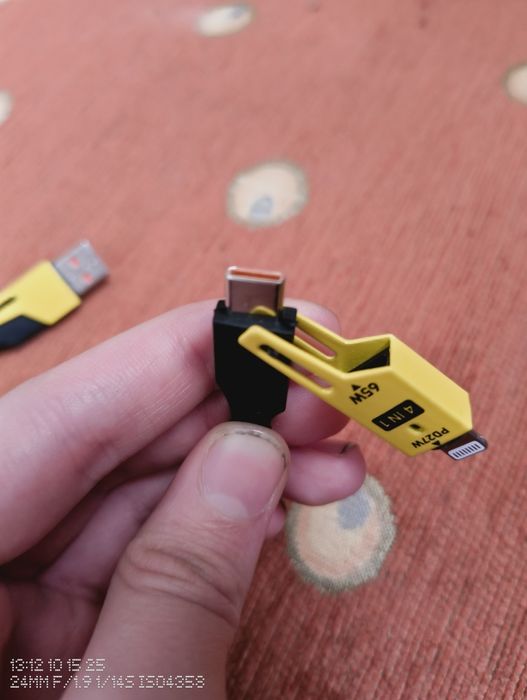 4 в 1 кабел с бързо зареждане до 65w
