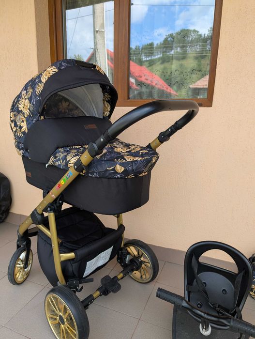 Căruț 3in1 babylux 1200 fara scaun al 2 lea copil sau 1600 cu scaunel