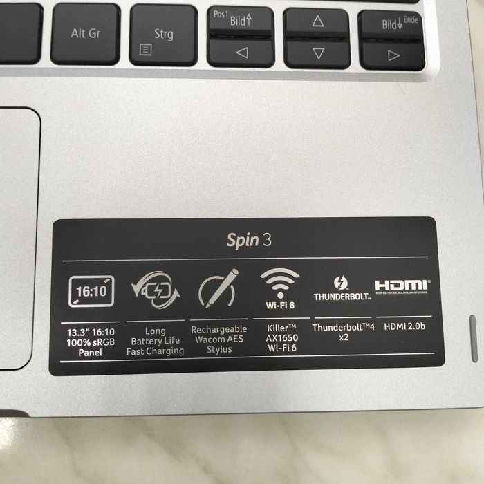 Laptop Acer 13.3 Cu Touch i5 1135G7 16GB Ram 512GB SSD Nou Zeus  20902