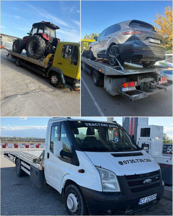 Tractări Auto Constanța NON-STOP • Curse în Toată Țara