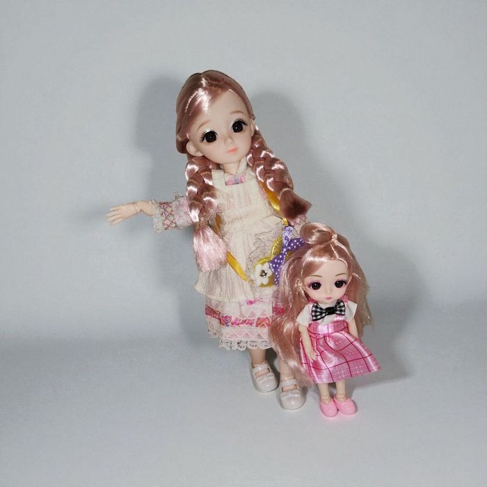 Păpuși Articulate Set "Mamă și Fiică" (30 cm)