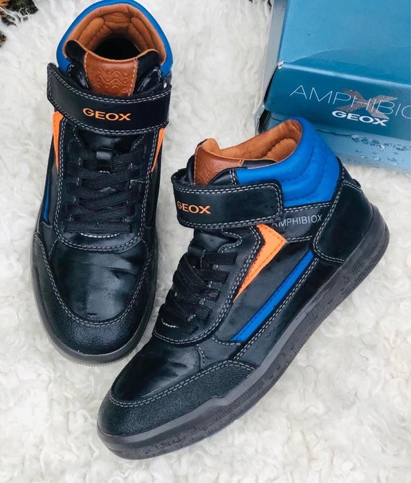 Ghete baiat GEOX-marimea 35,inter22cm,impermeab,ca piele SALOMON,ZARA