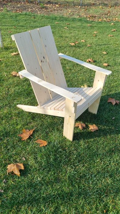 Scaun de gradina din lemn masiv (fotoliu)