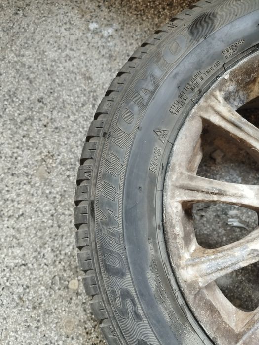 Джанти 15 5х112 за VW passat с зимни гуми 195/65/15