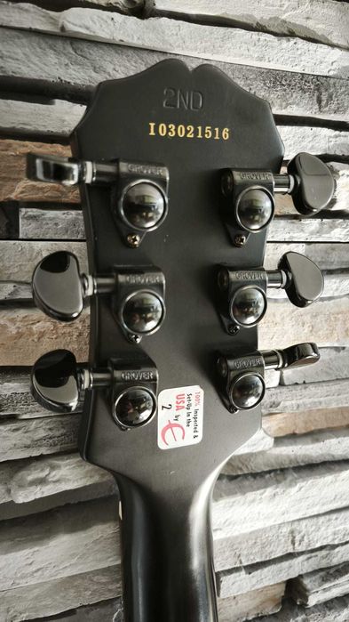 Chitara electrica Epiphone Les Paul Gothic EMG toc GATOR
