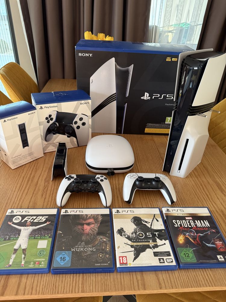 ГАРАНЦИЯ Playstation 5 Pro 2TB С ДИСК + Dualsense Controller + Станция