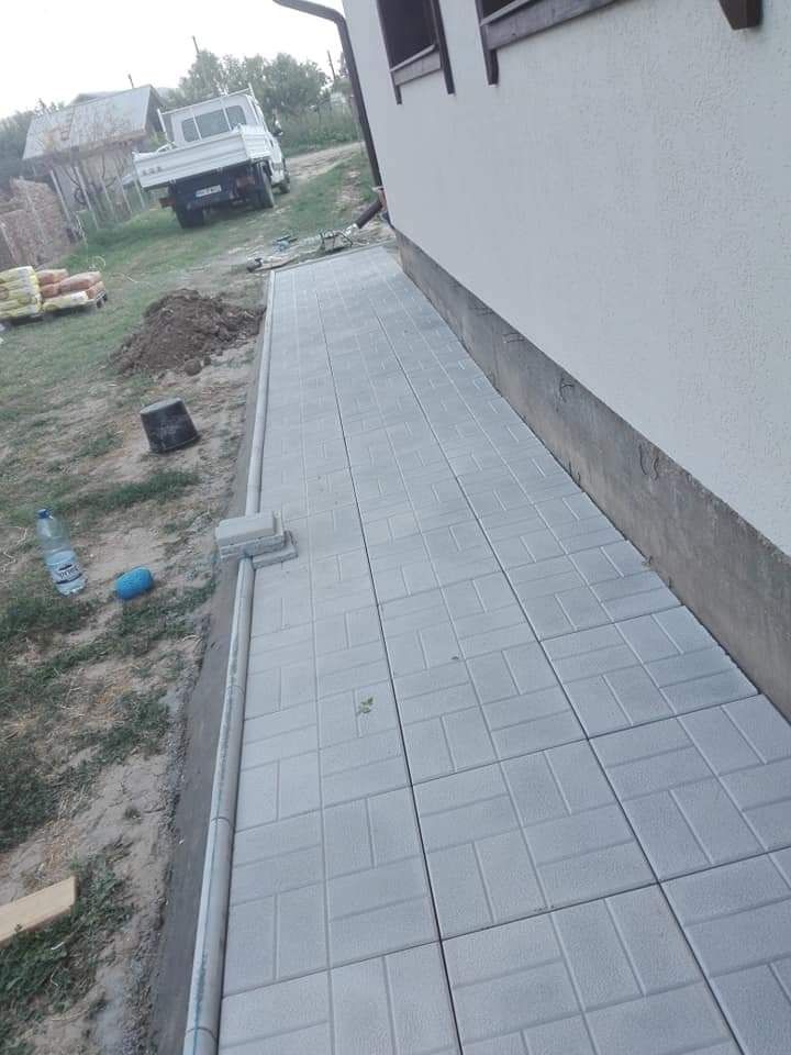 Pavaje si Pavele din beton modele diferite de dale 40x40 Montaj Transp