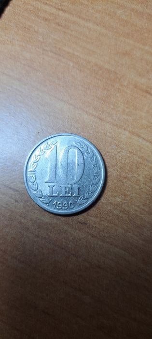 Vand Moneda veche de colecție 10 lei  22 decembrie 1990