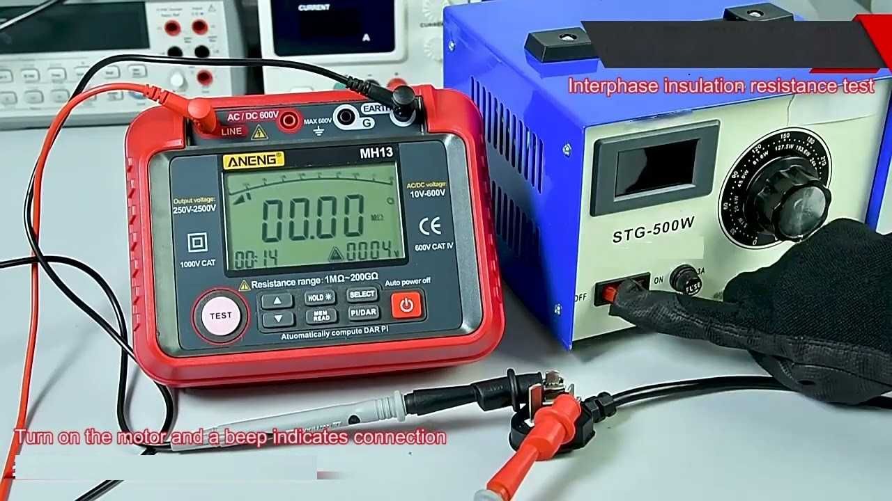 Tester izolatie Aneng MH13 250V-2500V functie de multimetru Megohmetru