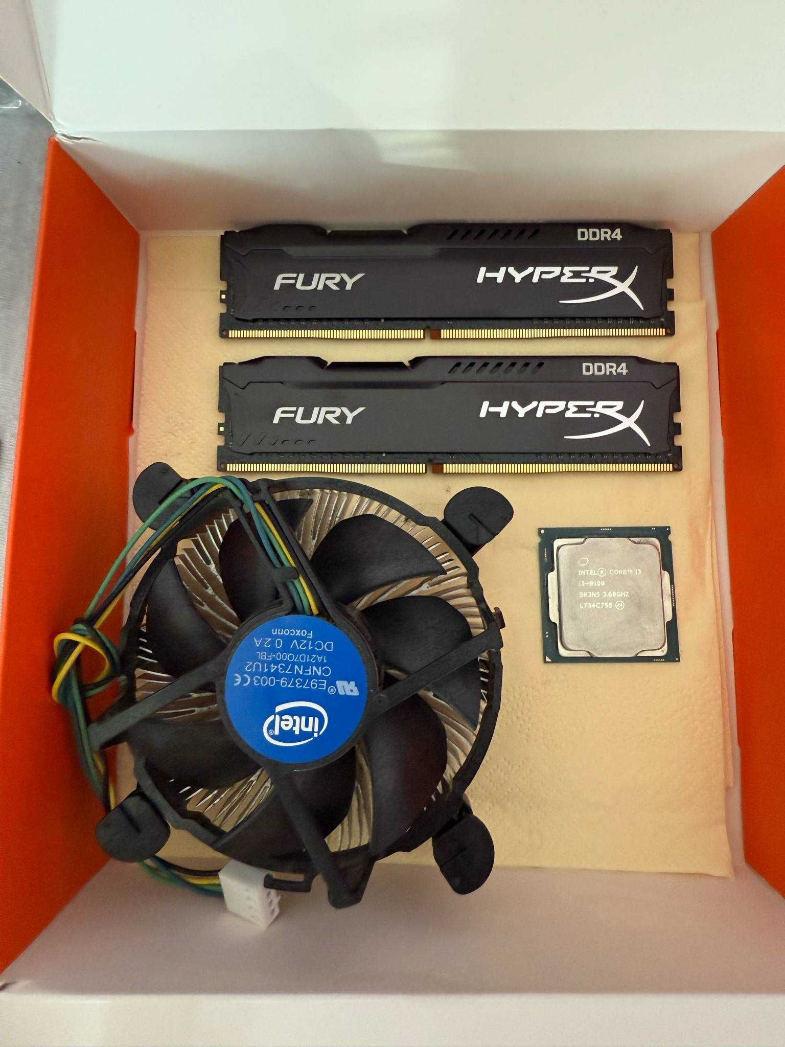 intel i3 8100 msi 1050ti 2x4gb ram