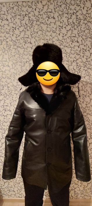 Продам дублёнку с шапкой,в отличном состоянии