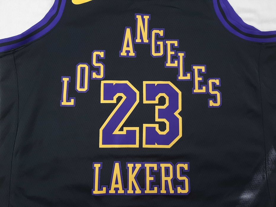 Nike NBA Lakers LeBron - Оригинален мъжки баскетболен потник р-р L