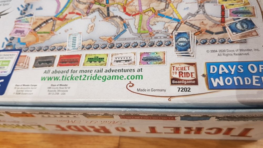 Joc Ticket to Ride Europa, ca NOU