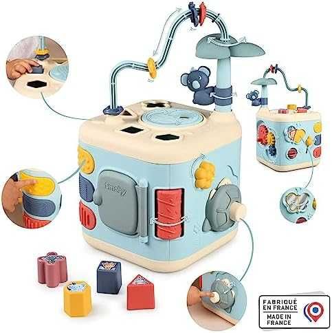 Нов Детски куб за игра Smoby 5 страни сортер и интерактивни функции